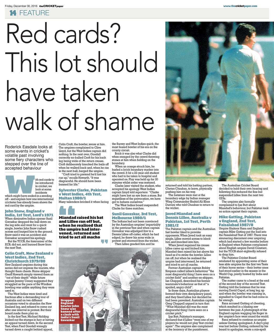 The Cricket Paper Preview Pages