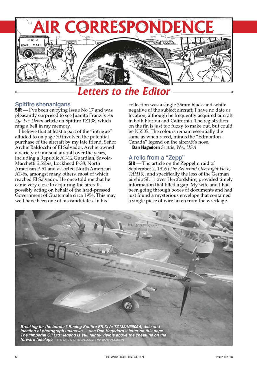 The Aviation Historian Magazine Preview Pages