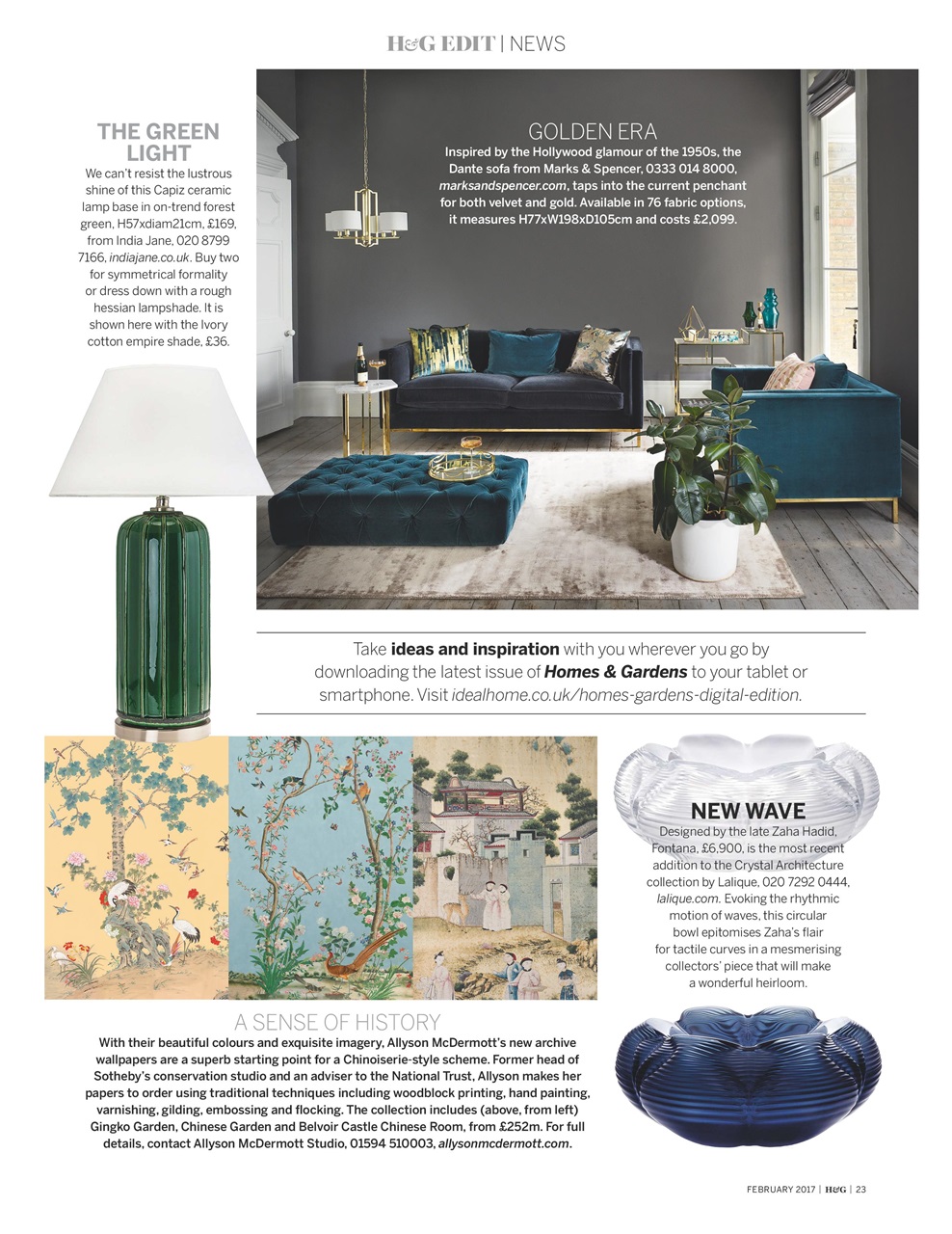 Homes & Gardens Preview Pages