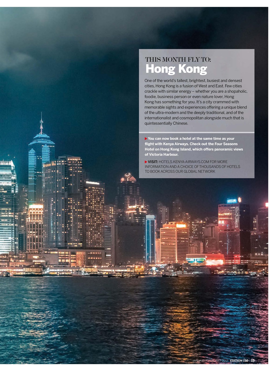 MSAFIRI – Kenya Airways Inflight Preview Pages