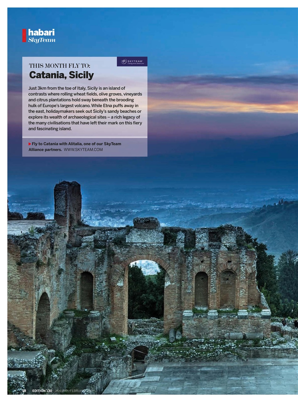 MSAFIRI – Kenya Airways Inflight Preview Pages