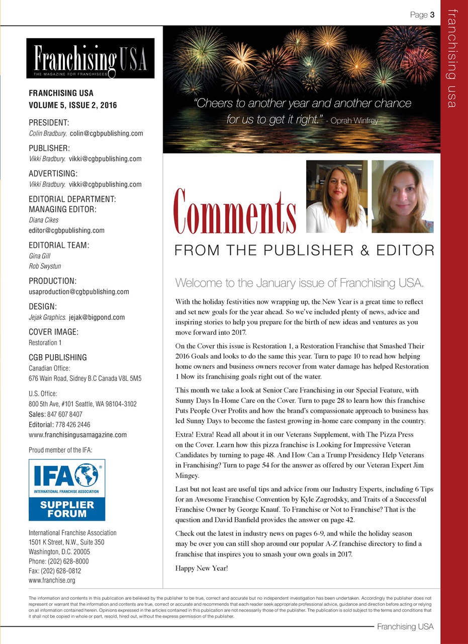 Franchising USA Preview Pages