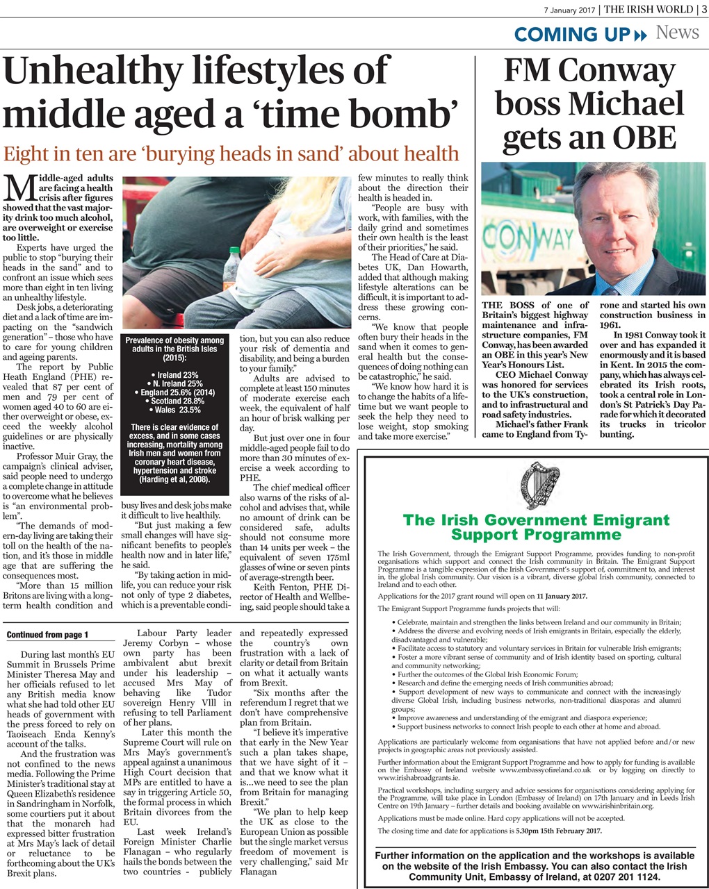 Irish World Preview Pages