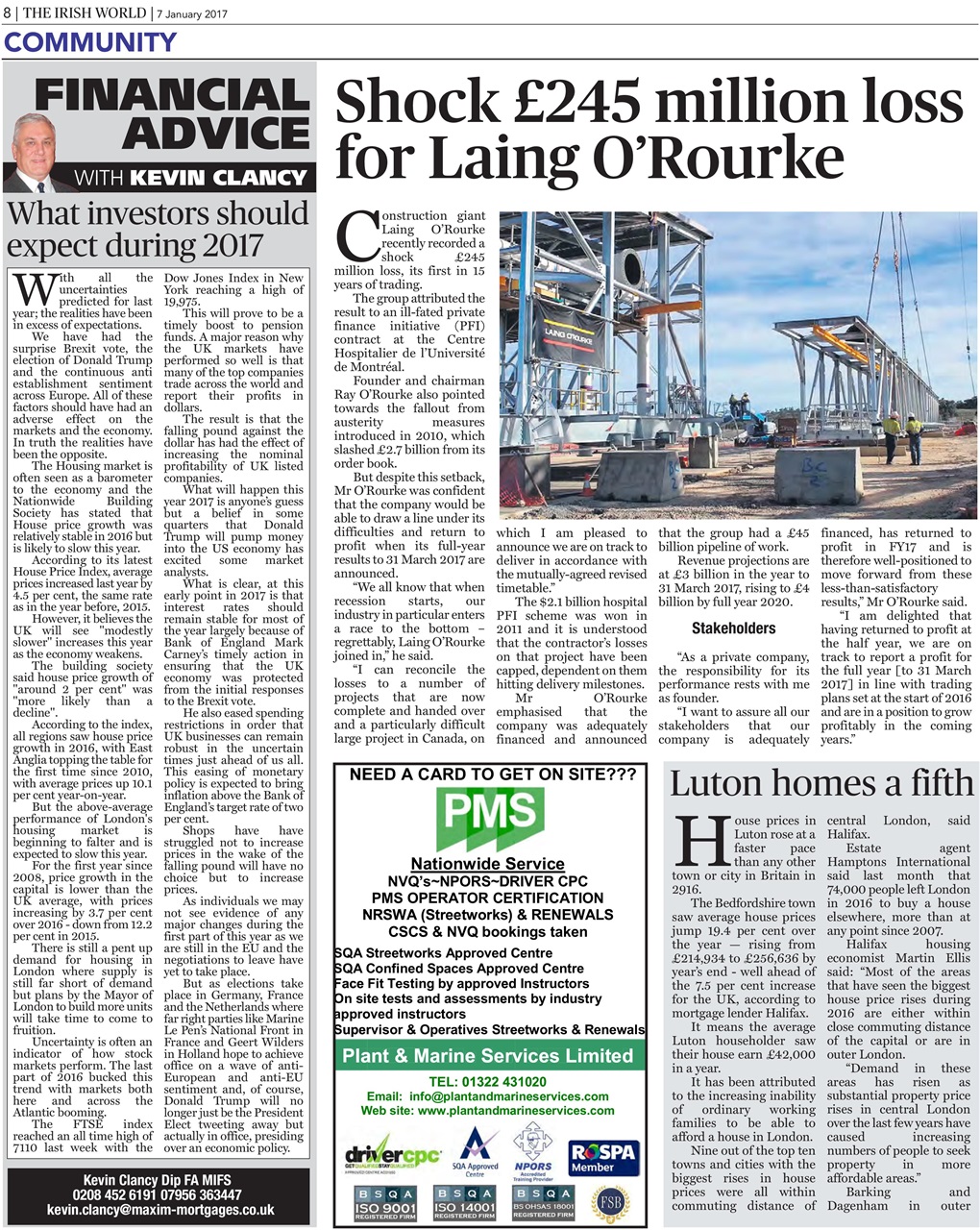 Irish World Preview Pages