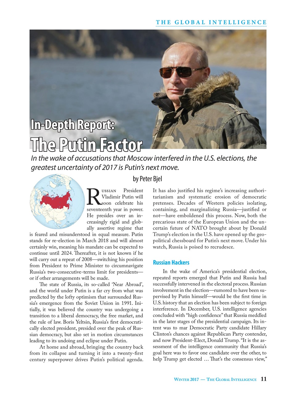 The Global Intelligence Preview Pages