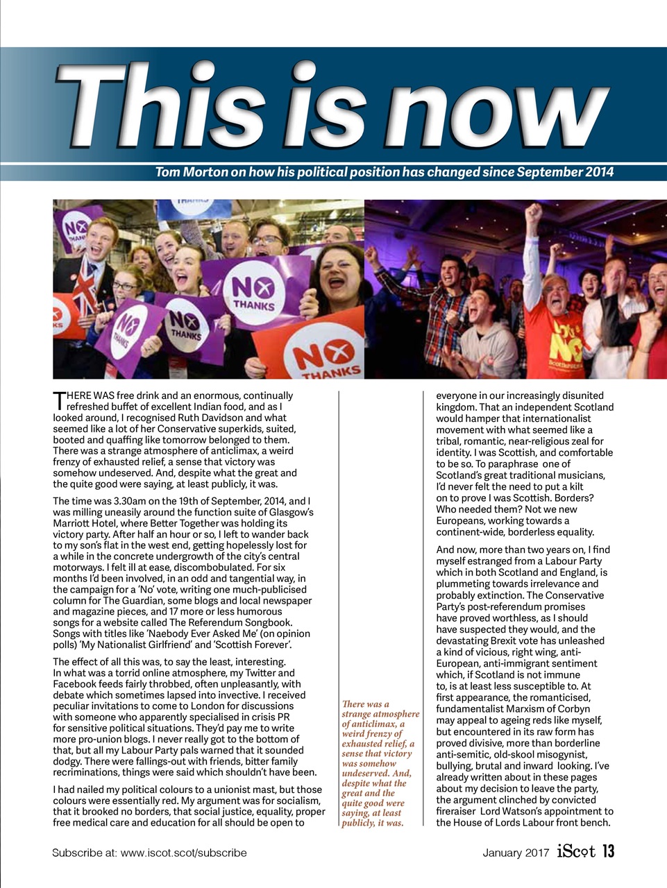 iScot Magazine Preview Pages