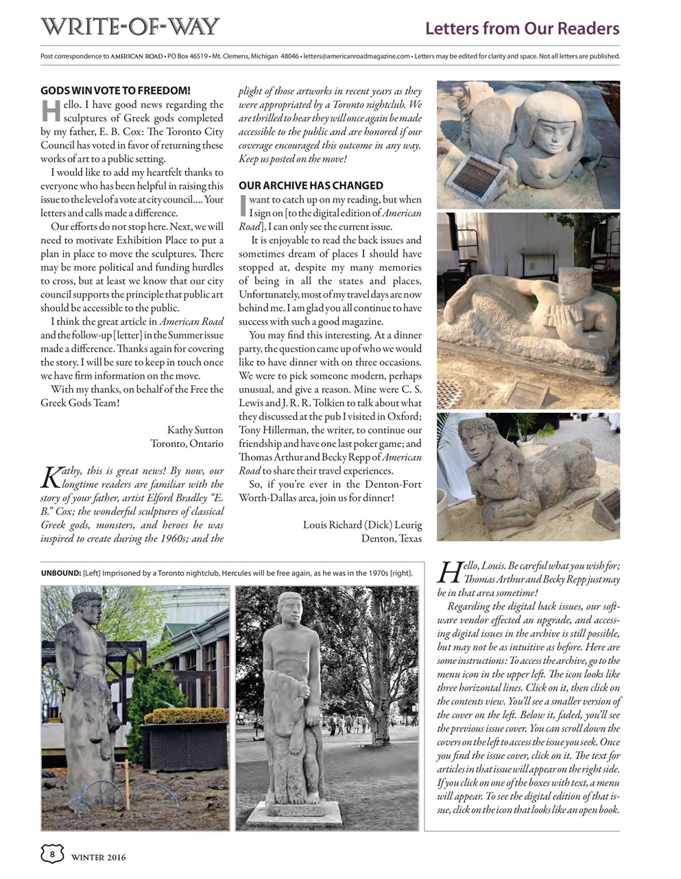 American Road Preview Pages