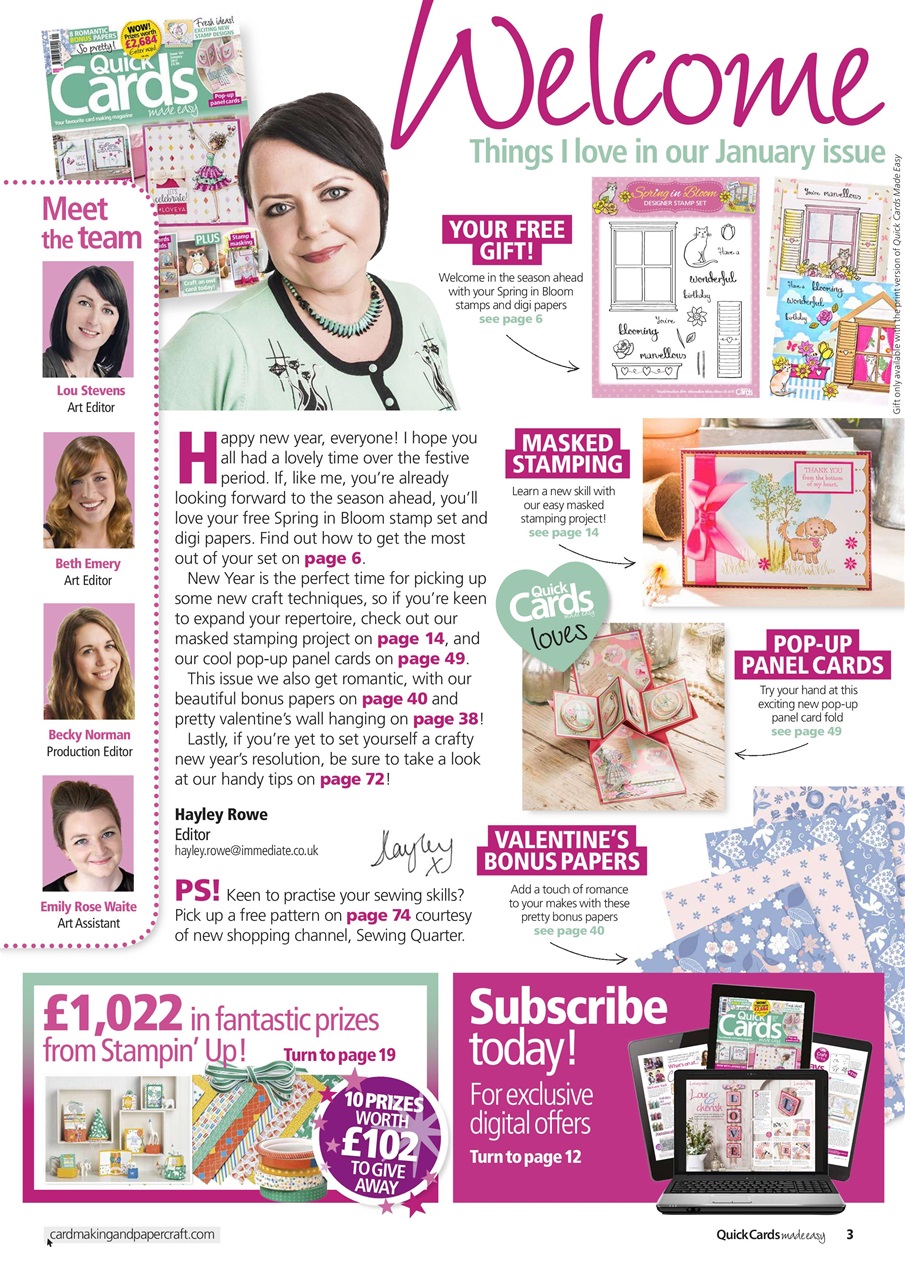 Quick Cards Made Easy Preview Pages