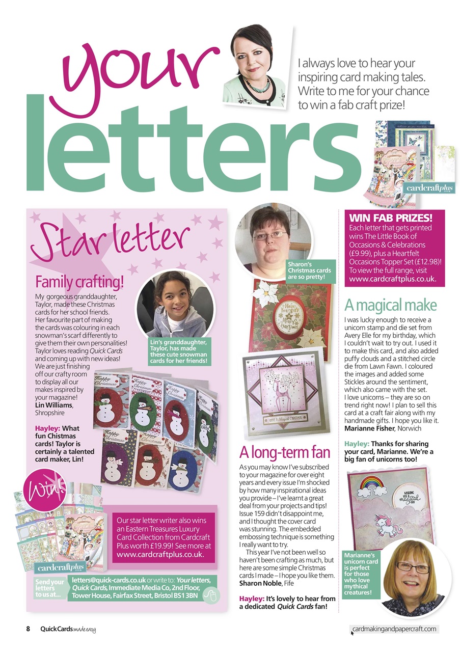 Quick Cards Made Easy Preview Pages