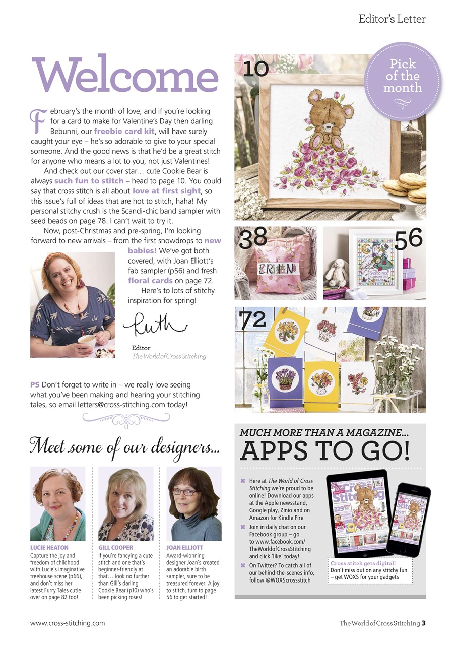The World of Cross Stitching Preview Pages