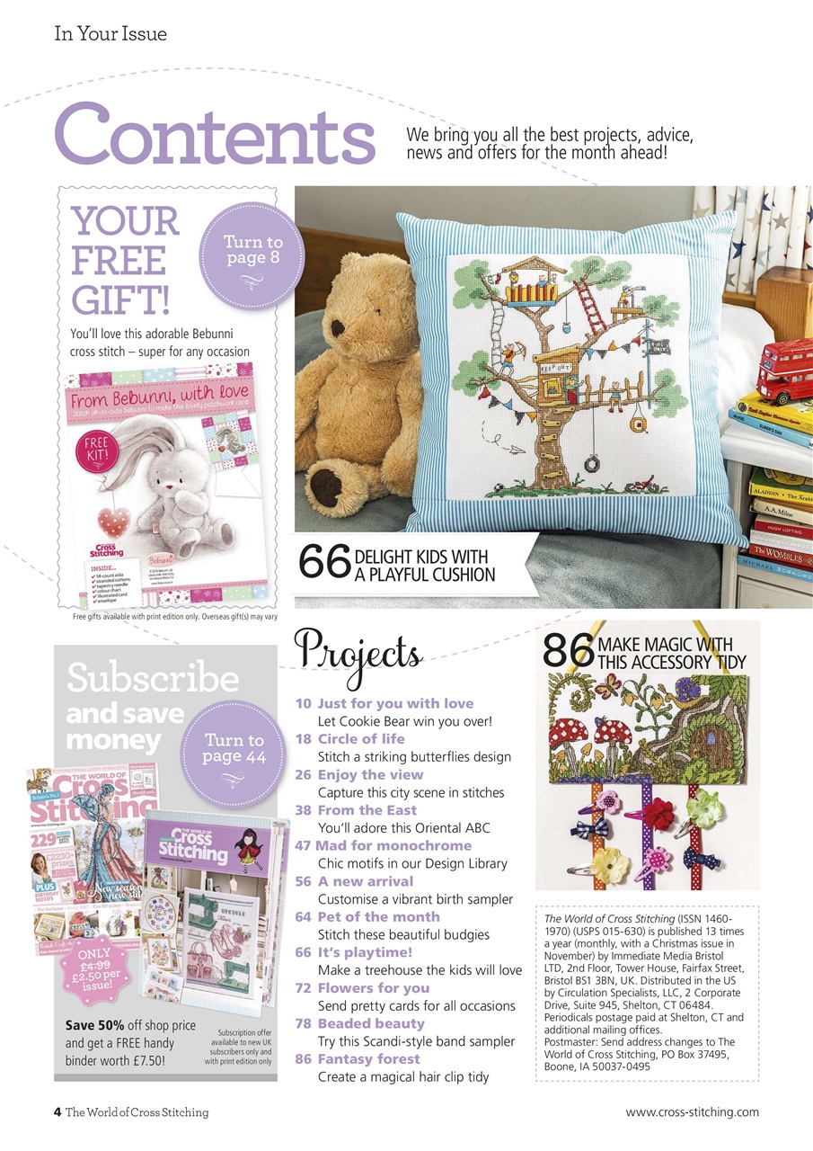 The World of Cross Stitching Preview Pages