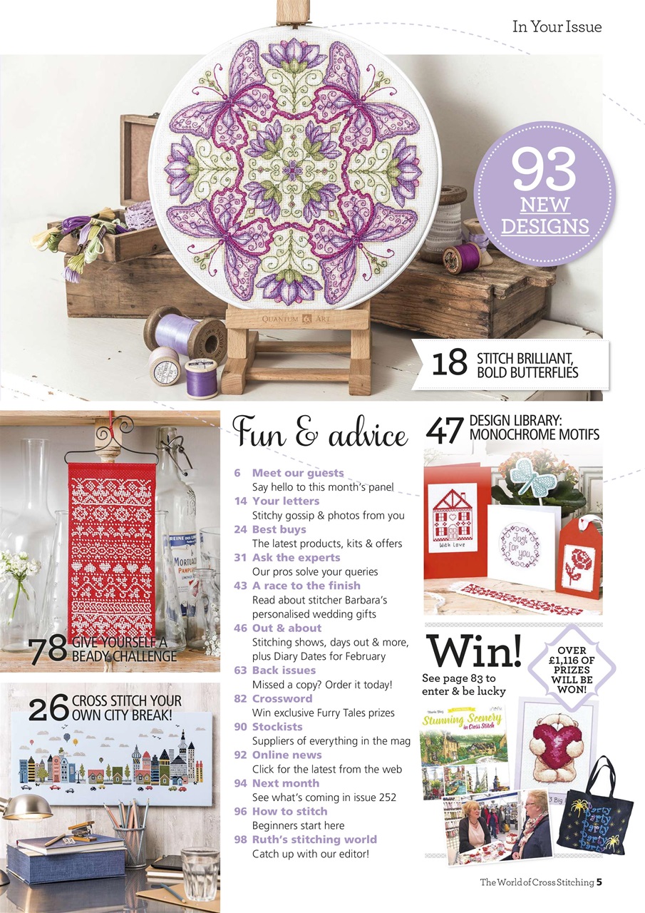 The World of Cross Stitching Preview Pages