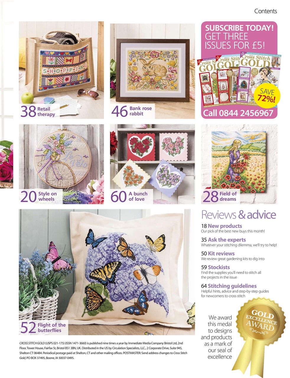 Cross Stitch Gold Preview Pages