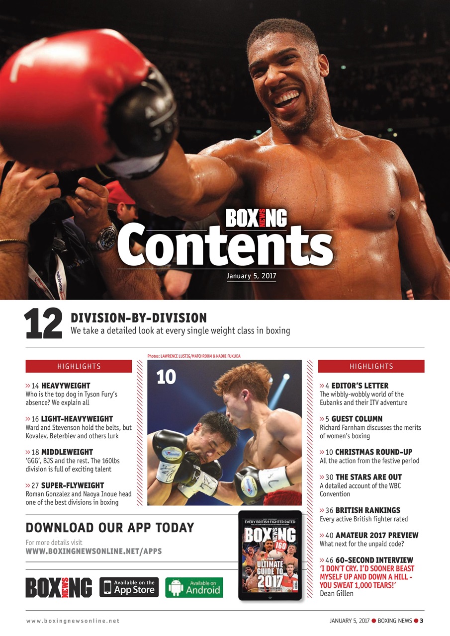 Boxing News Preview Pages