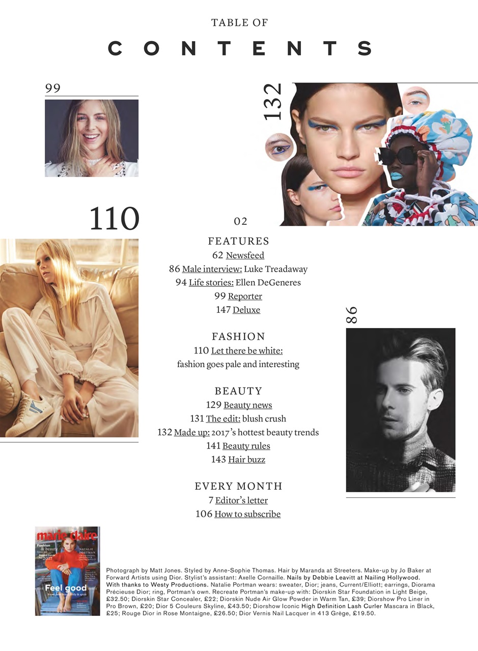 Marie Claire Preview Pages