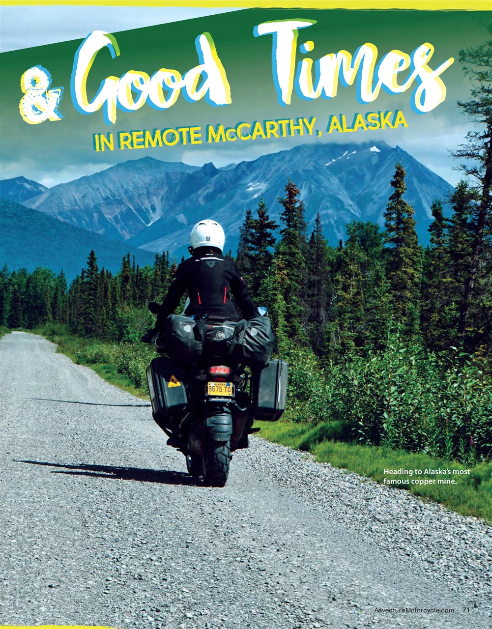 Adventure Motorcycle Preview Pages