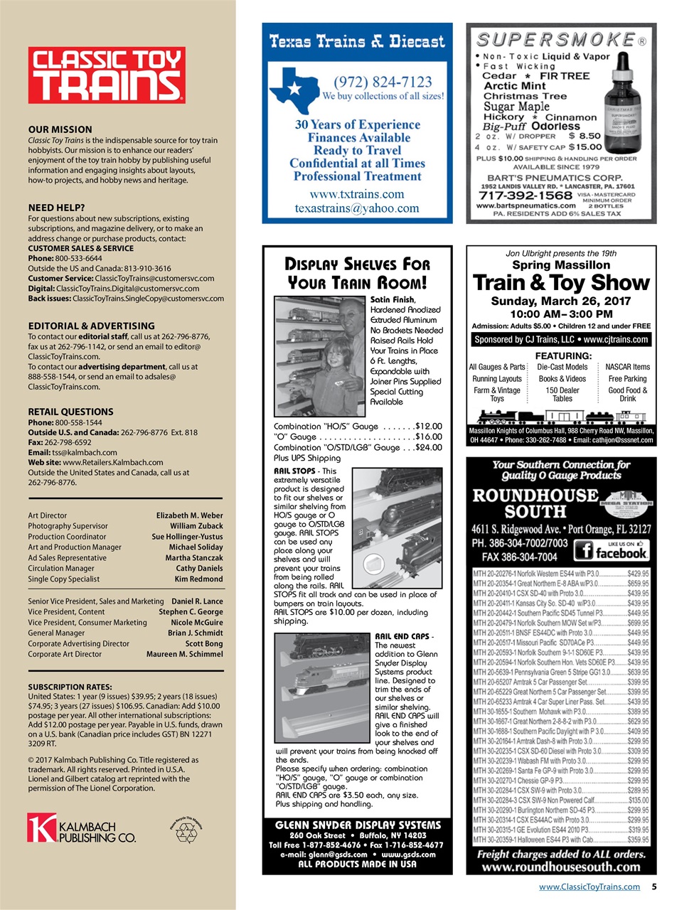 Classic Toy Trains Preview Pages