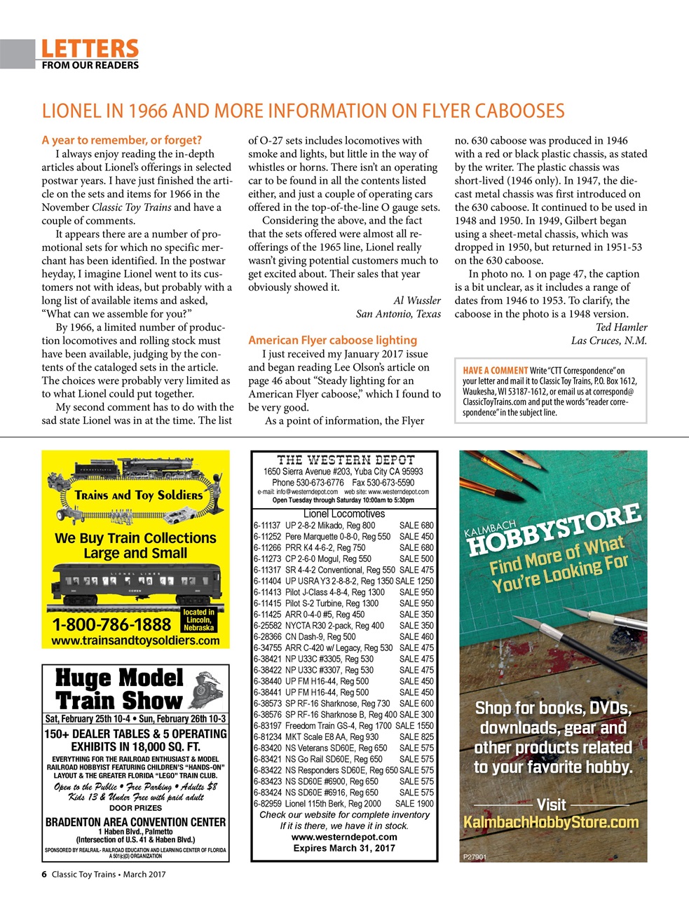 Classic Toy Trains Preview Pages
