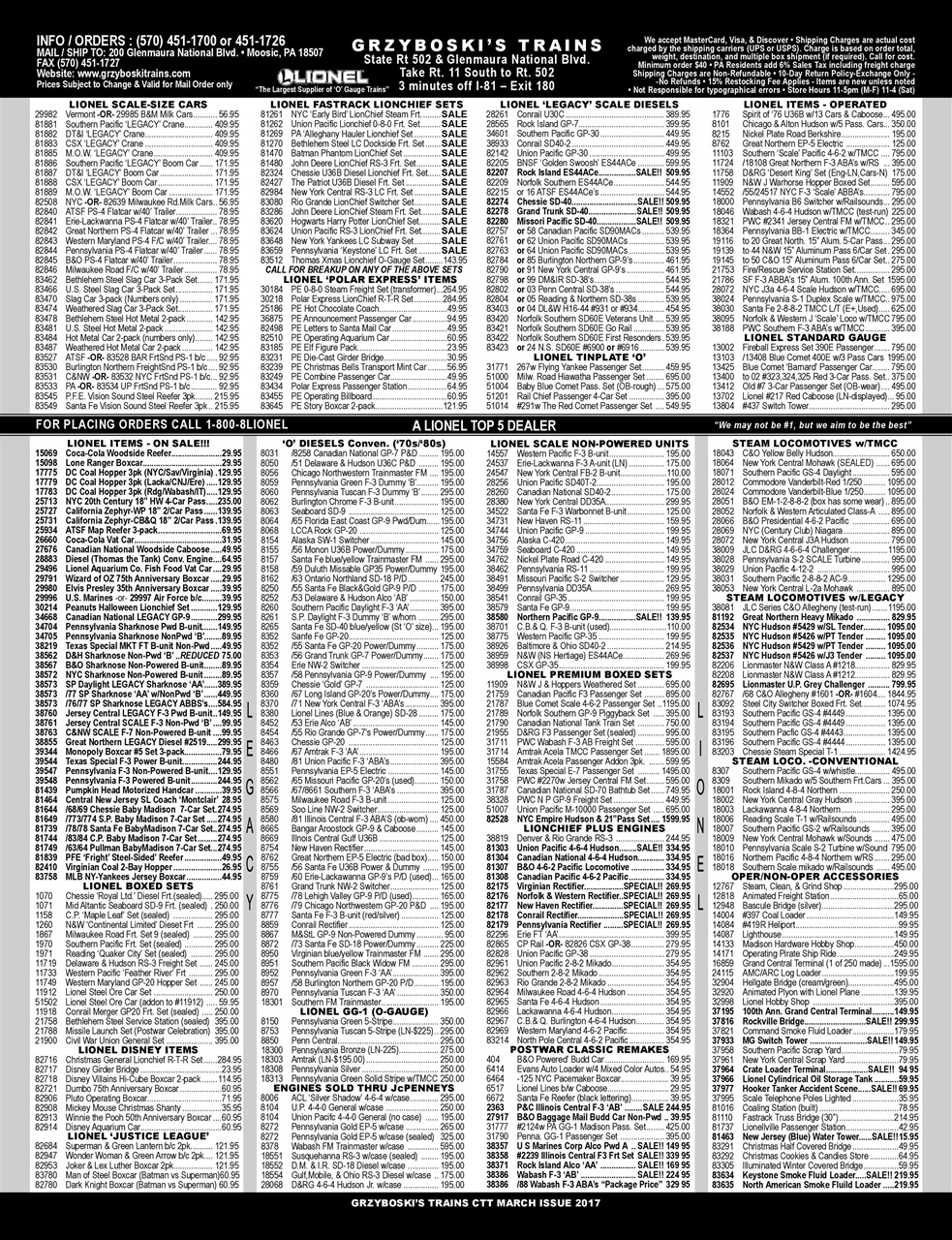 Classic Toy Trains Preview Pages