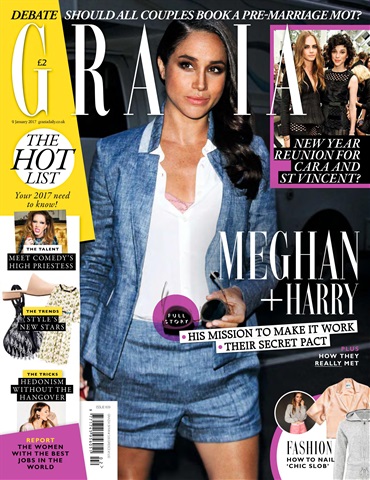 Grazia issue 9th January 2017