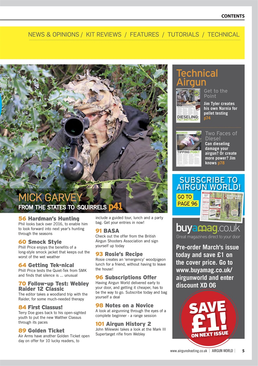 Airgun World Preview Pages