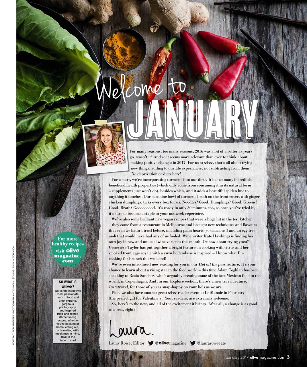 Olive Magazine Preview Pages