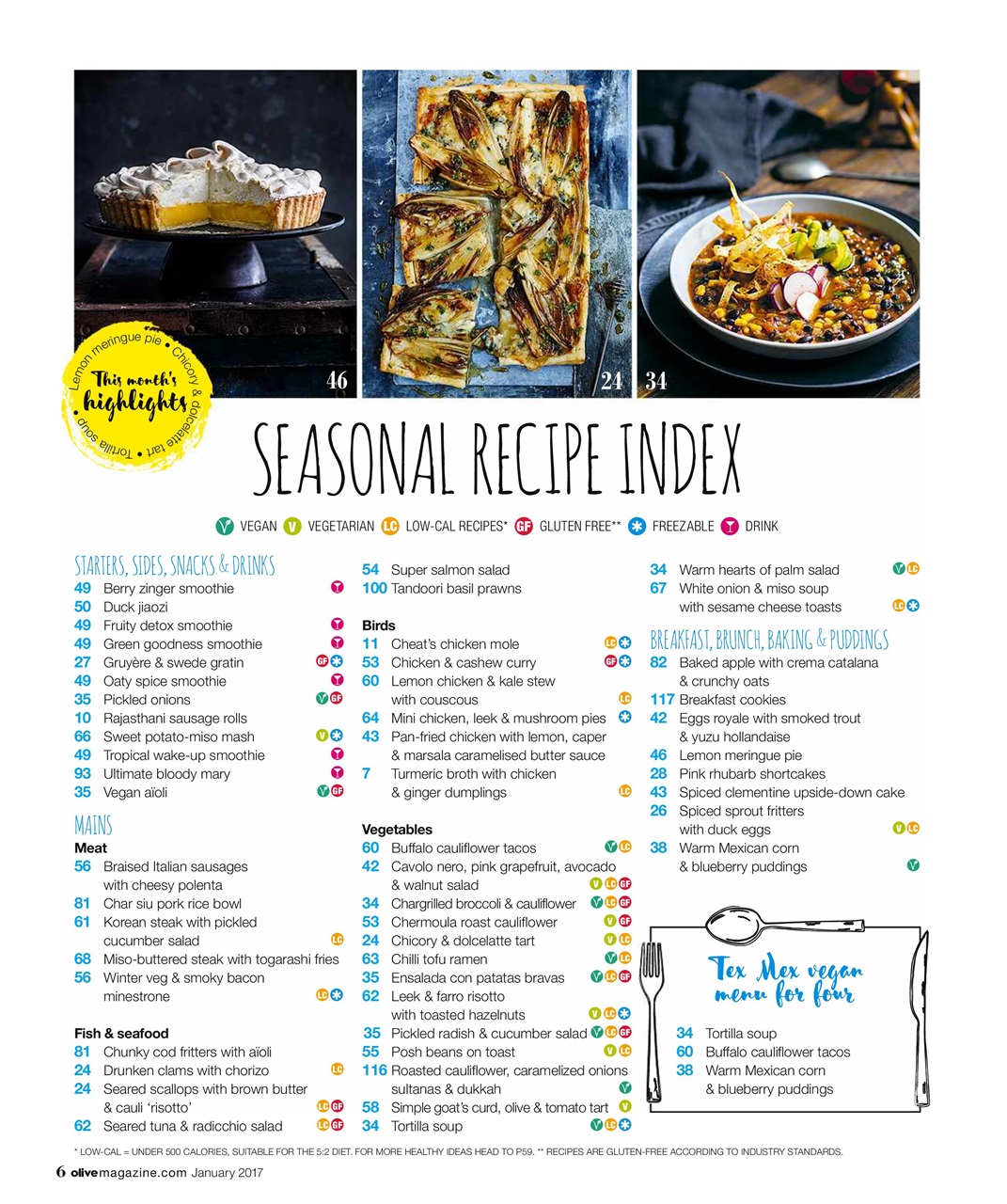 Olive Magazine Preview Pages