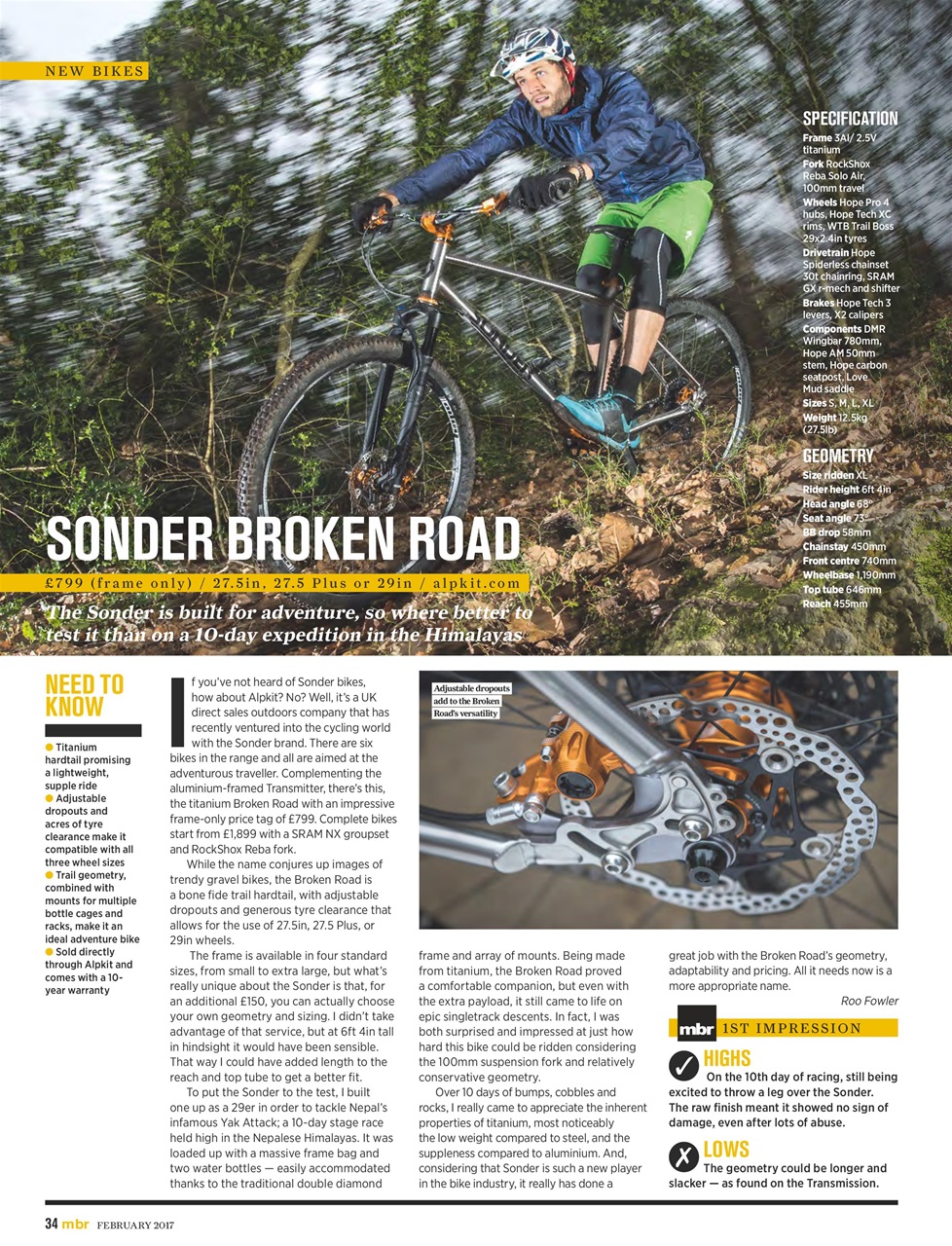 Mountain Bike Rider Preview Pages