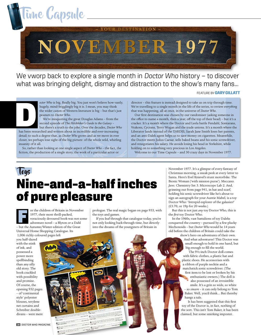 Doctor Who Magazine Preview Pages