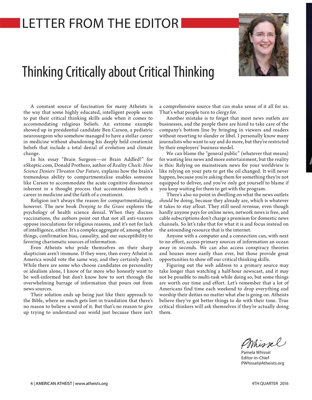 American Atheist Preview Pages