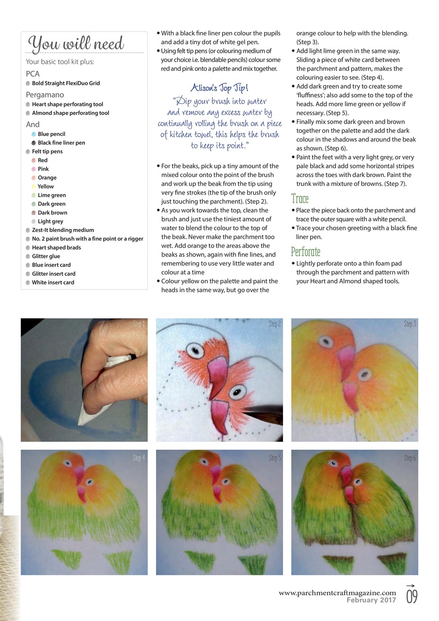 Parchment Craft Preview Pages