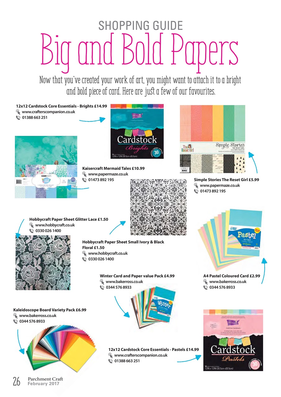 Parchment Craft Preview Pages