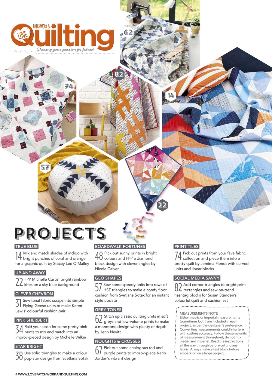 Love Patchwork & Quilting Preview Pages