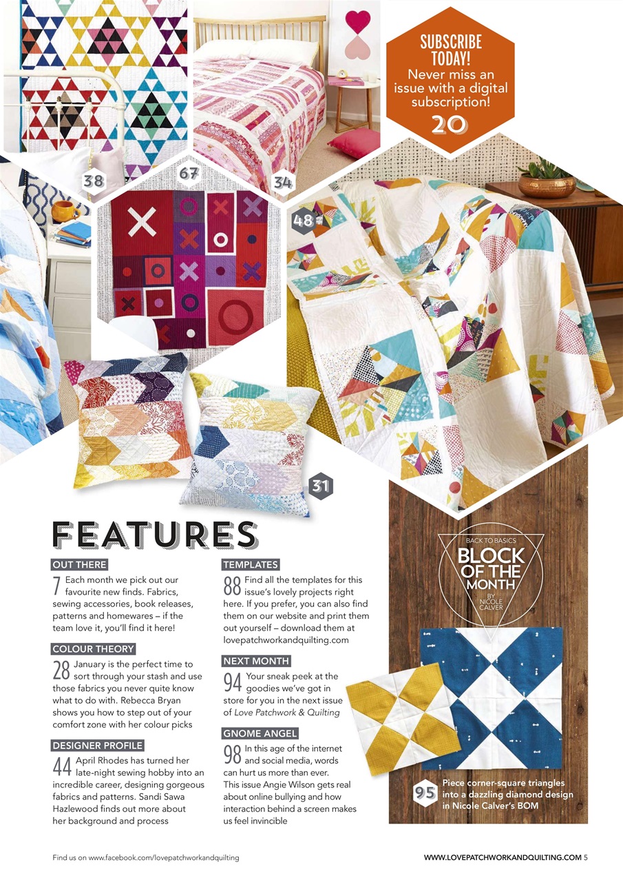 Love Patchwork & Quilting Preview Pages