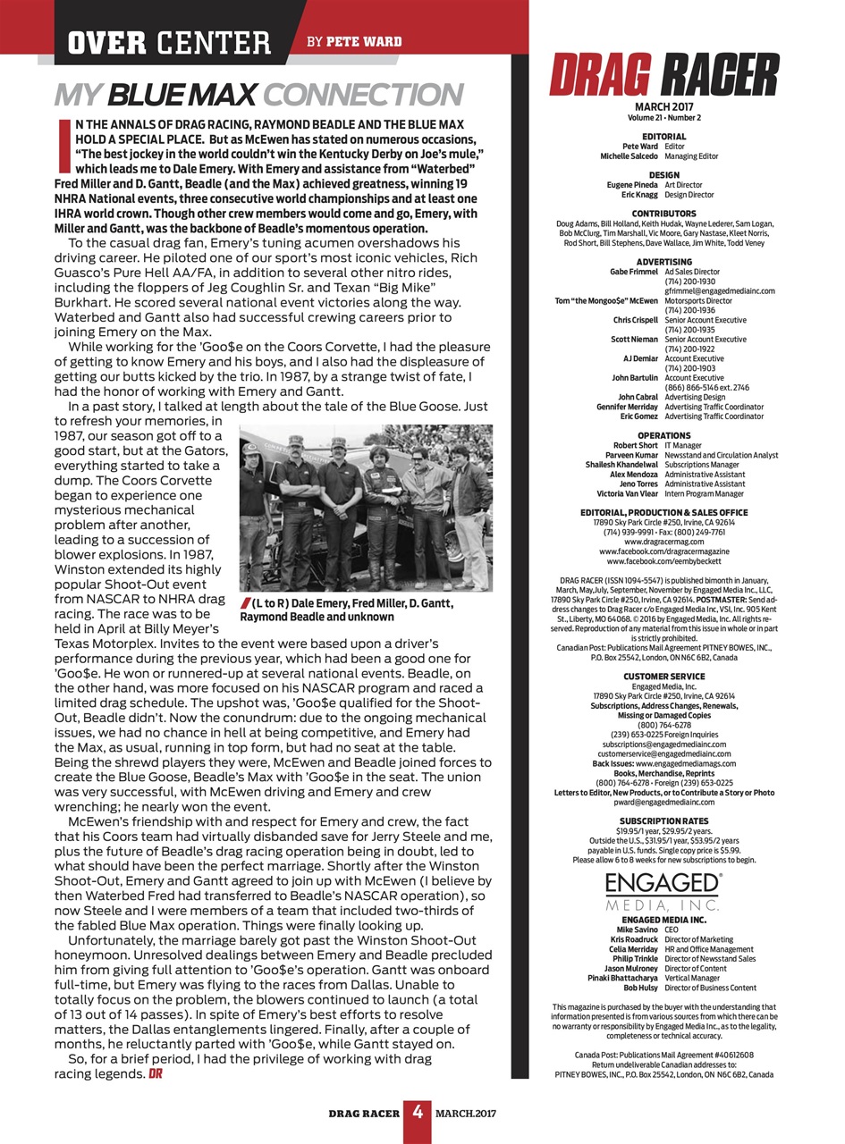 Drag Racer Preview Pages