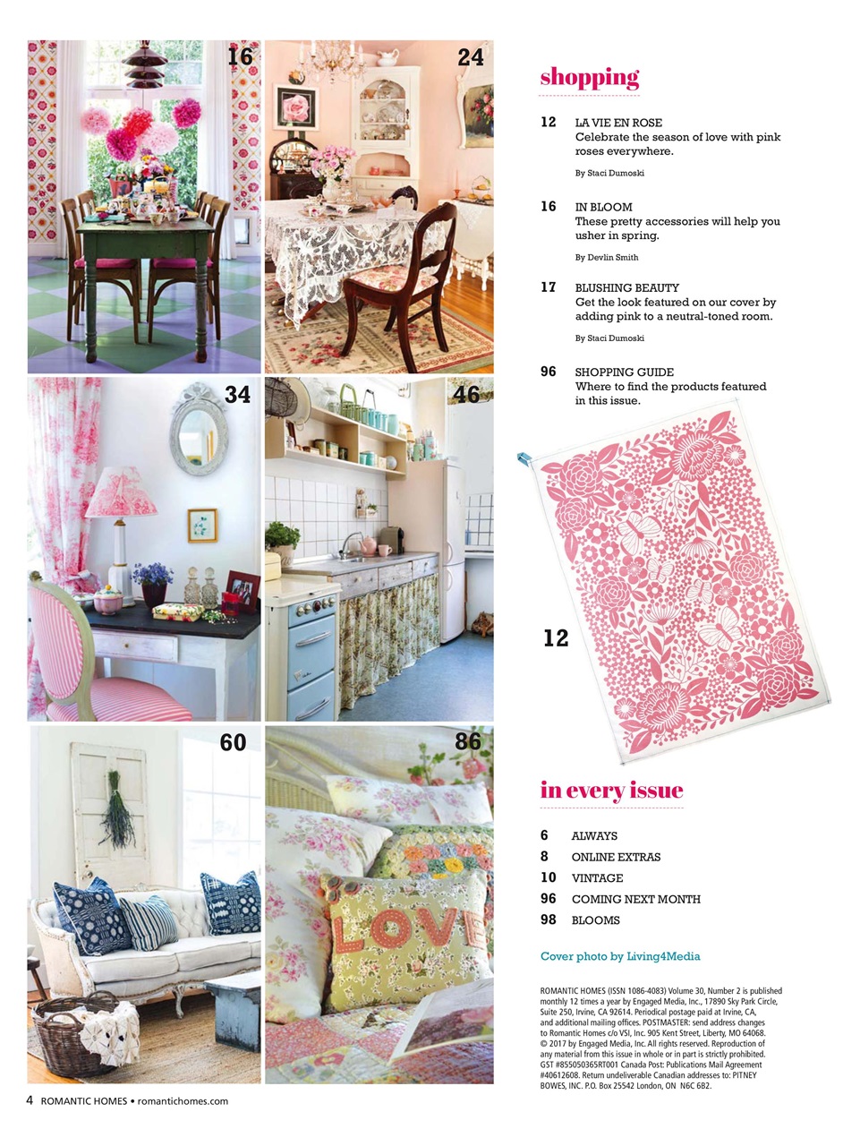 Romantic Homes Preview Pages