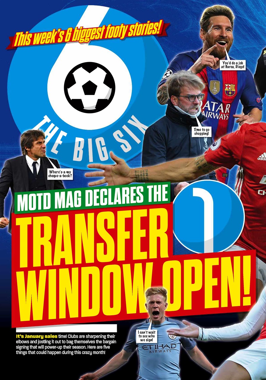 Match of the Day Preview Pages