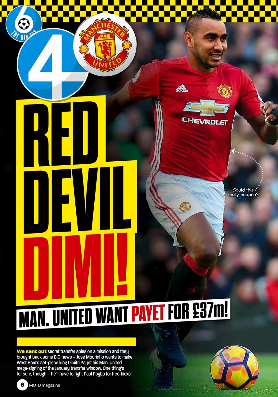 Match of the Day Preview Pages