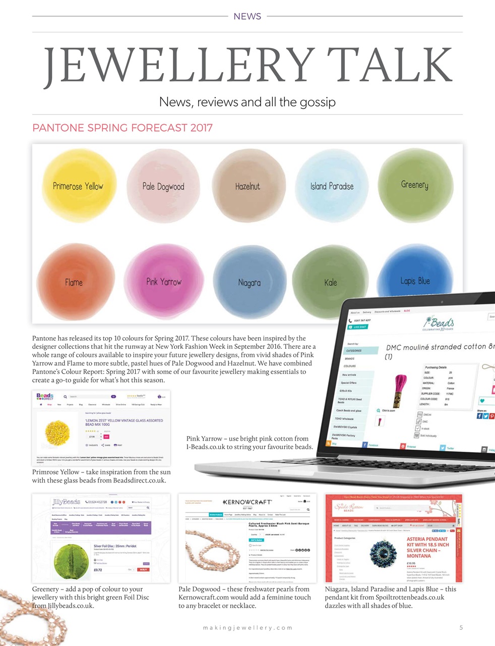 Making Jewellery Preview Pages