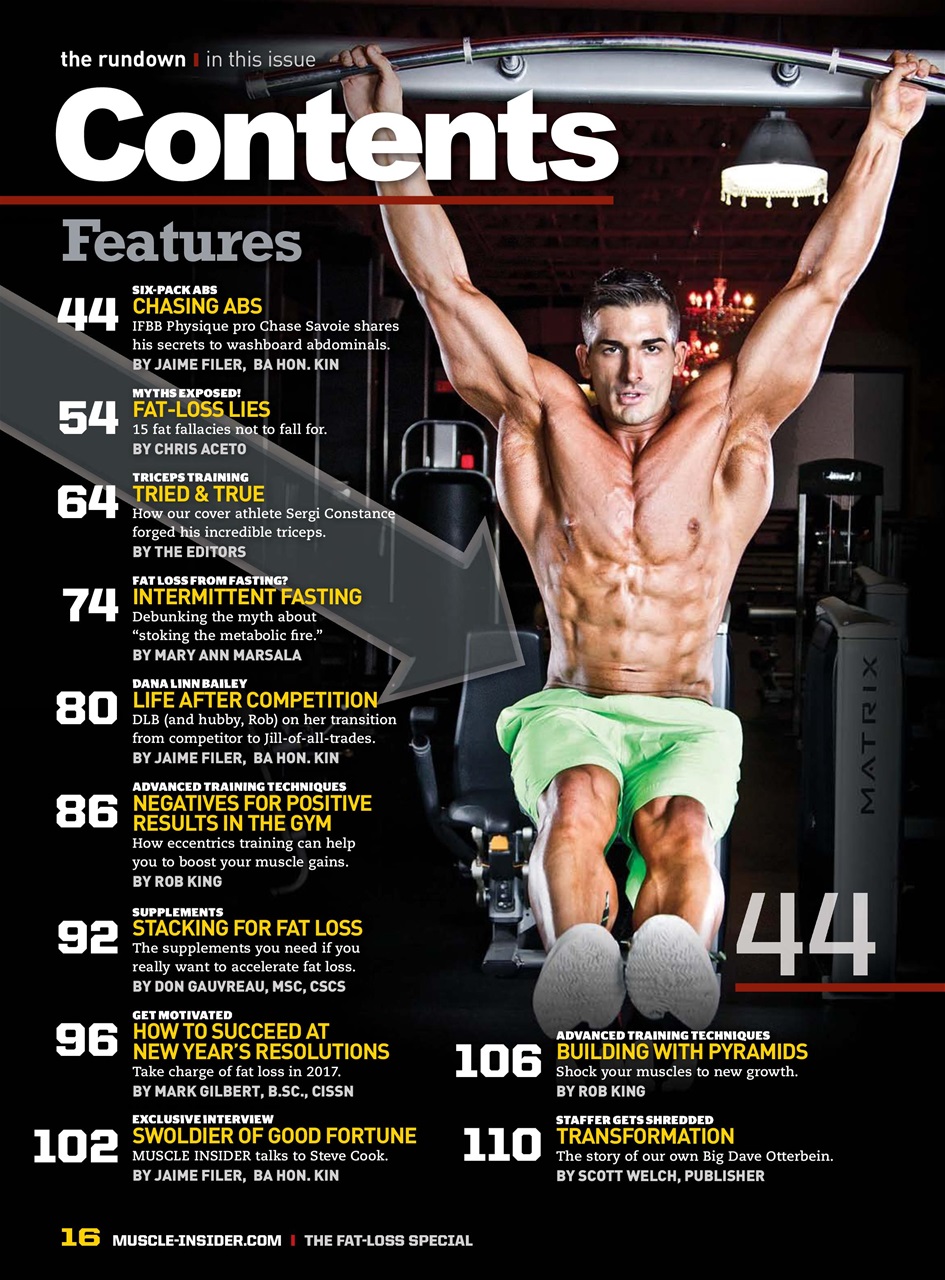 Muscle Insider Magazine Preview Pages