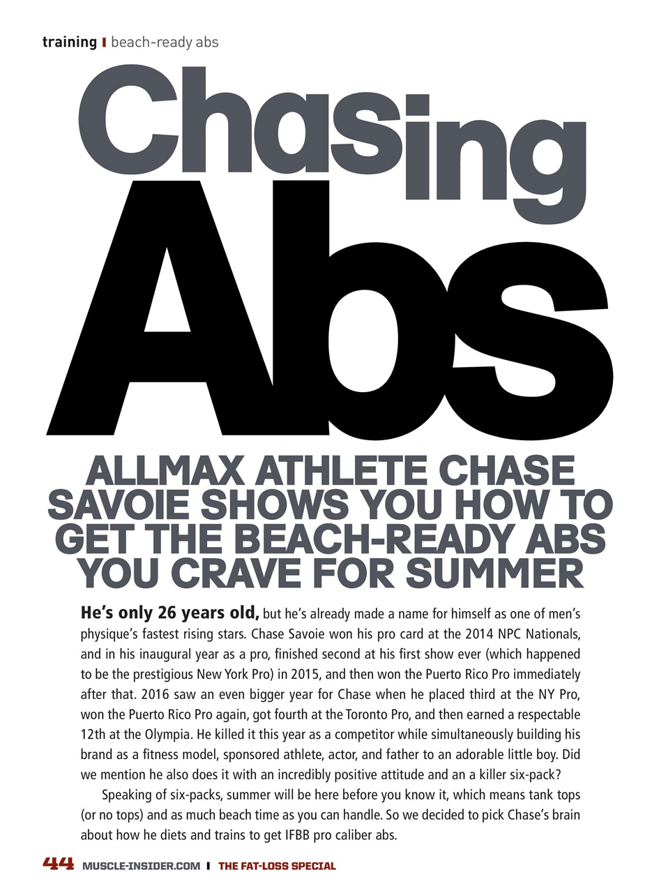 Muscle Insider Magazine Preview Pages