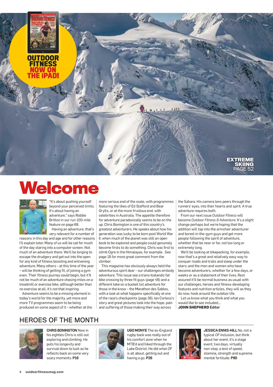 Outdoor Fitness & Adventure Preview Pages