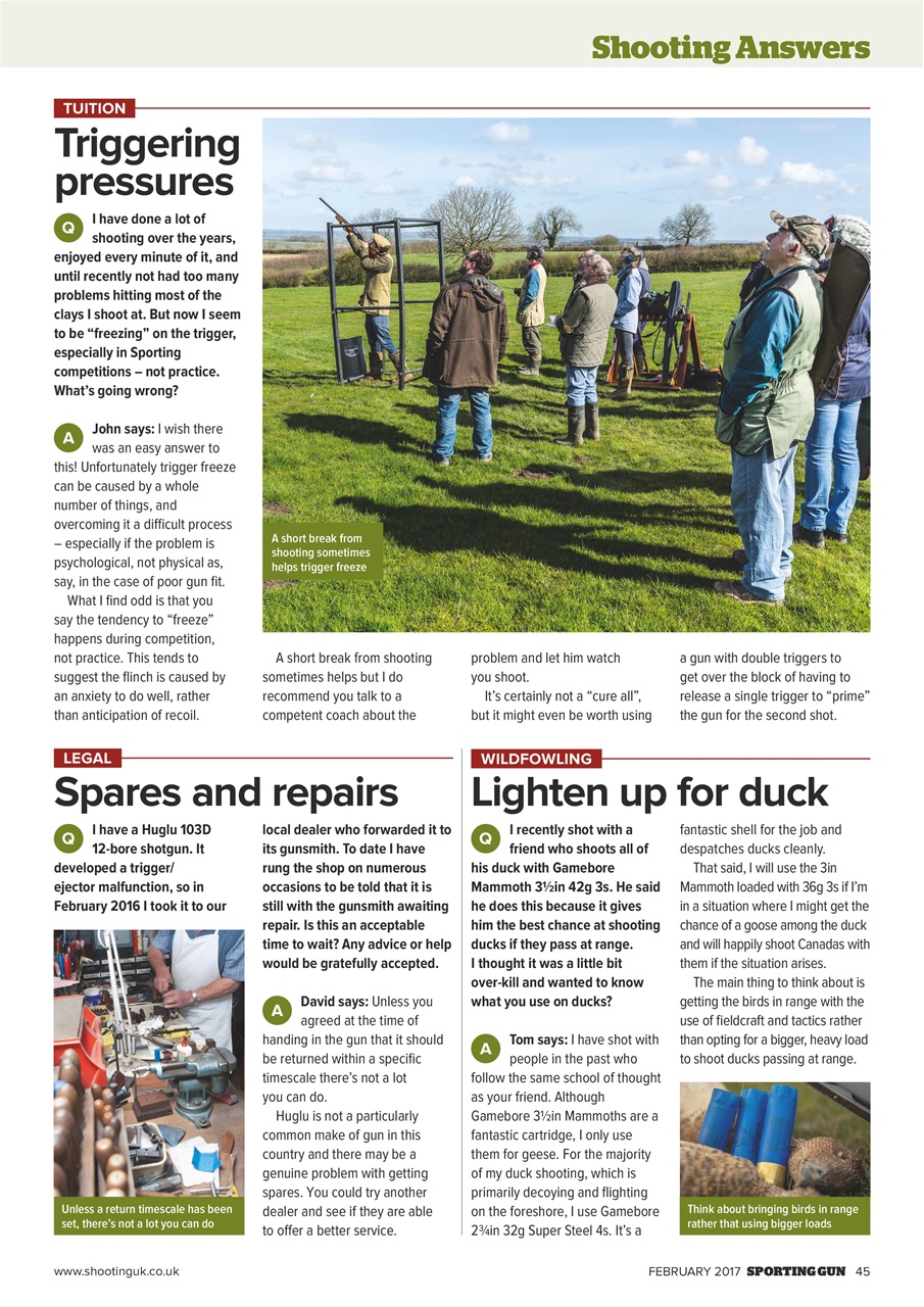 Sporting Gun Preview Pages