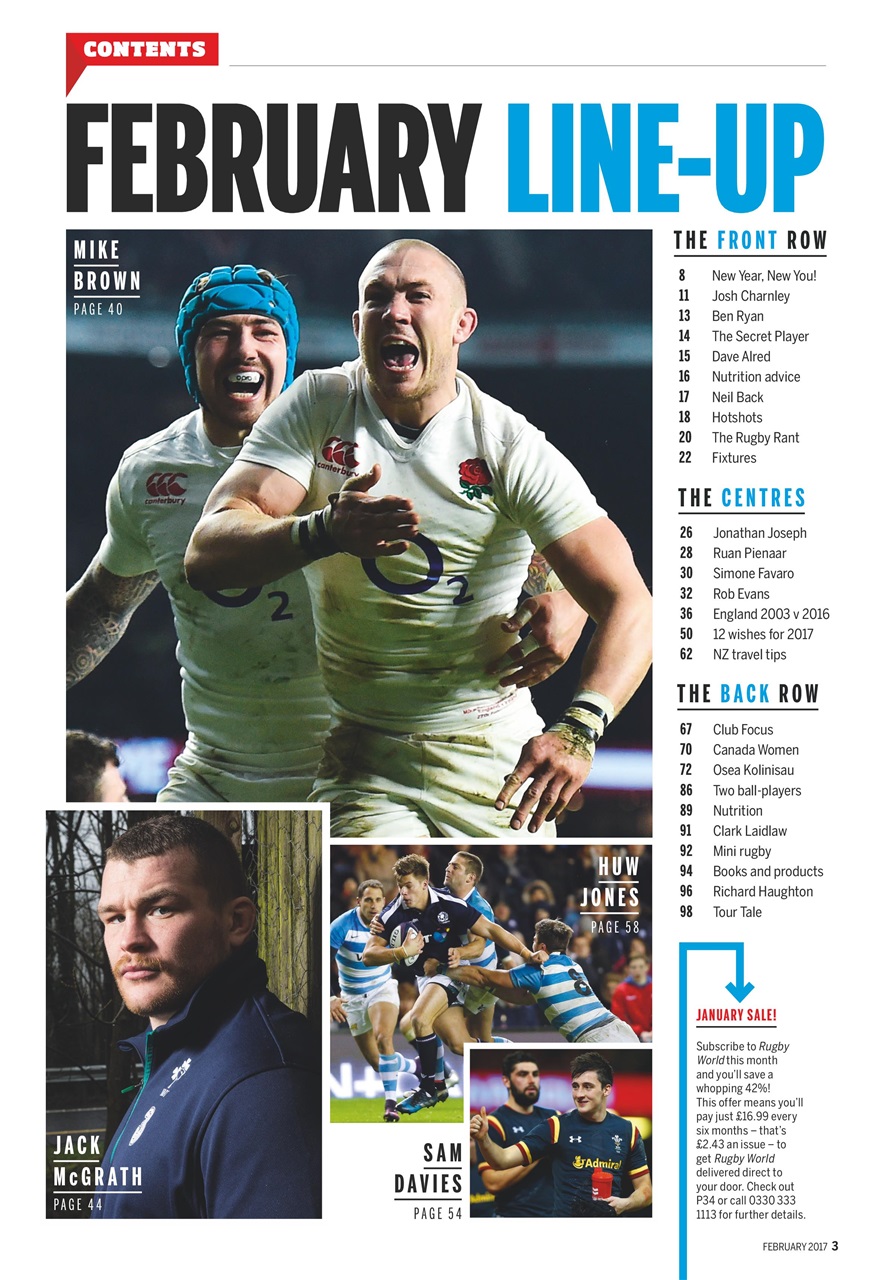 Rugby World Preview Pages