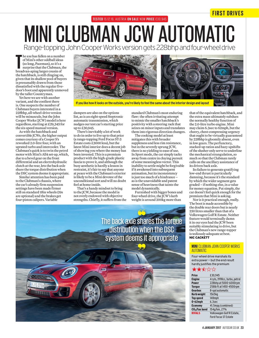 Autocar Preview Pages