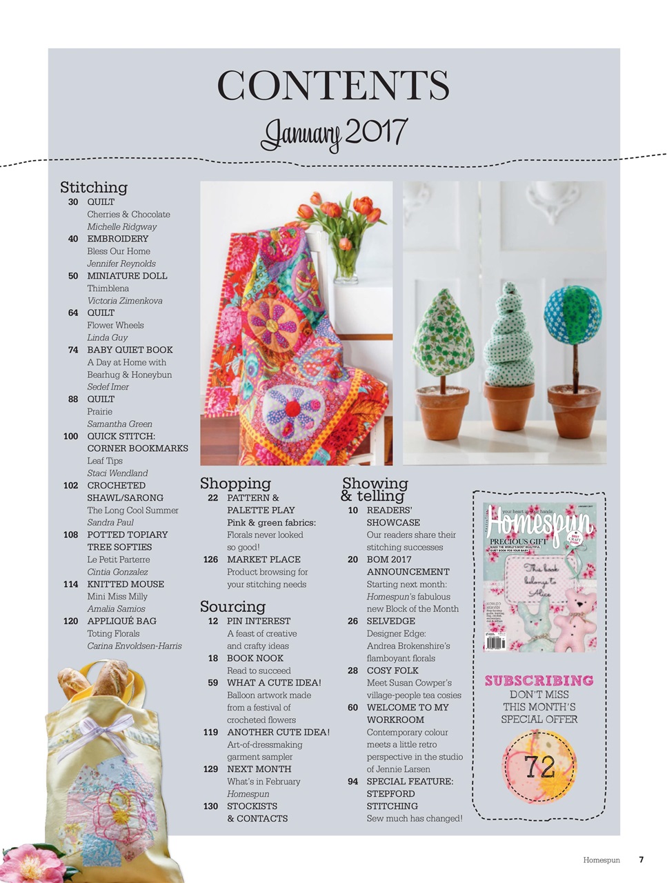 Homespun Preview Pages