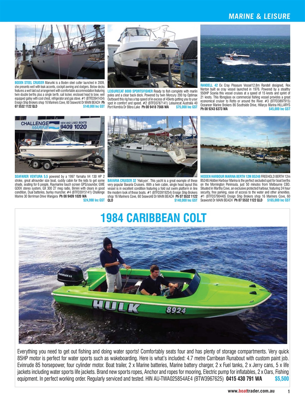 Boat Trader Australia Preview Pages