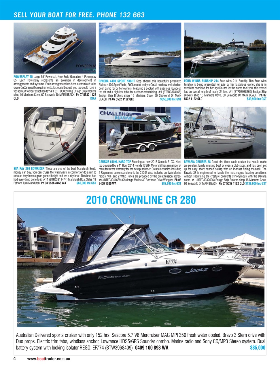 Boat Trader Australia Preview Pages