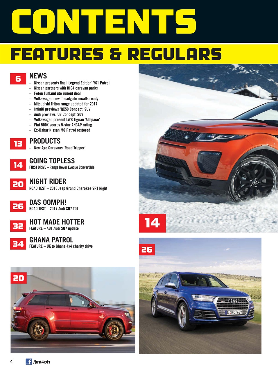 JUST 4X4S Preview Pages