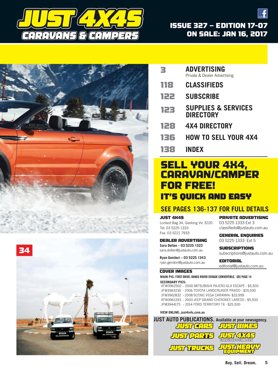 JUST 4X4S Preview Pages